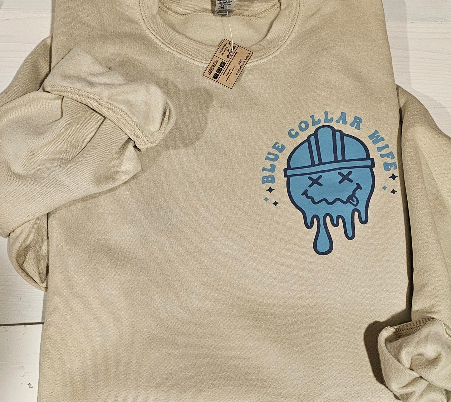 Somebody's Spoiled Blue collar Wife Sweatshirt