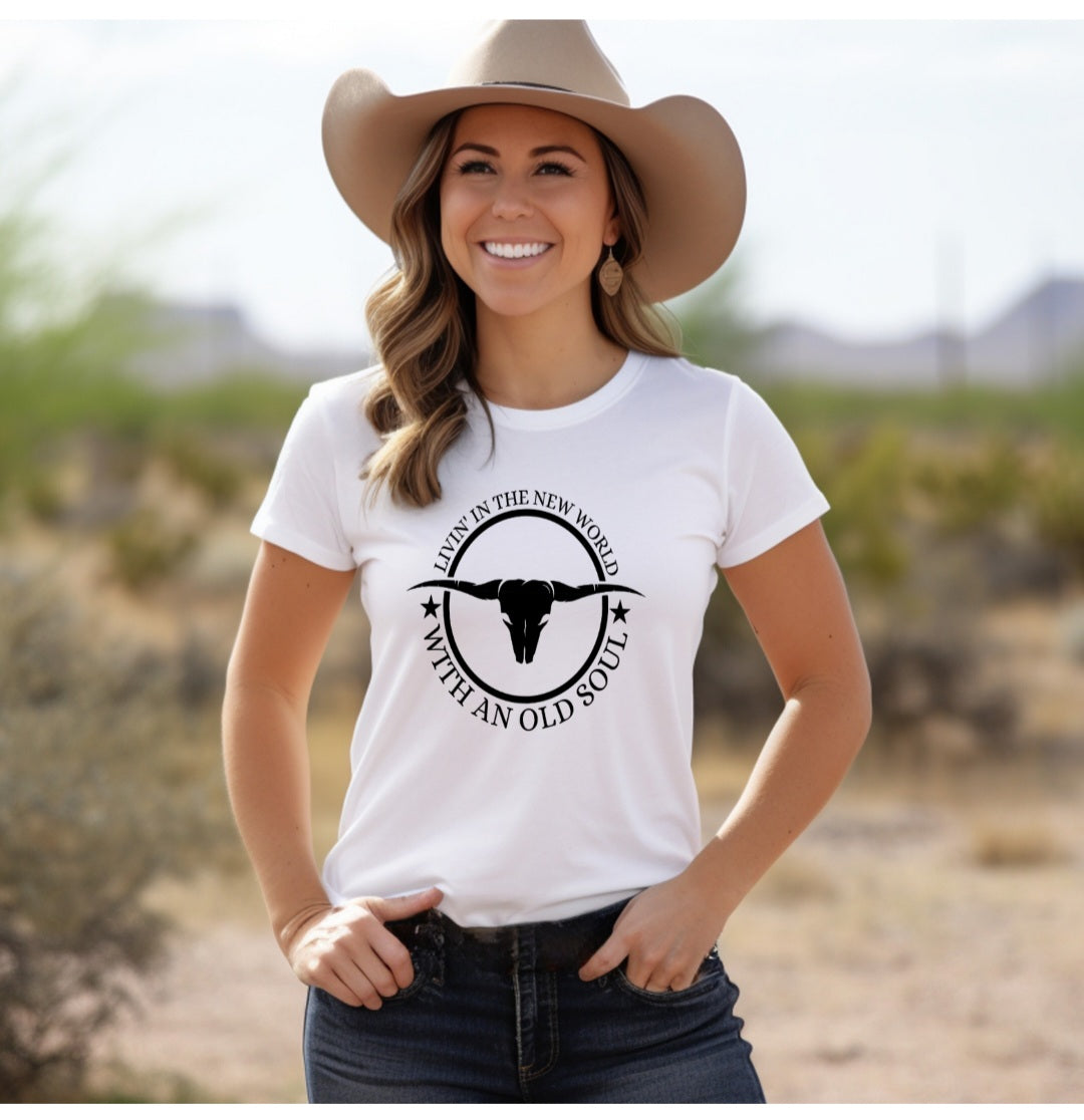 Living in a New World T- shirt